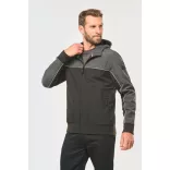 wk450 - Jacheta softshell unisex cu 3 straturi in 2 culori BIONIC [Black/Yellow]