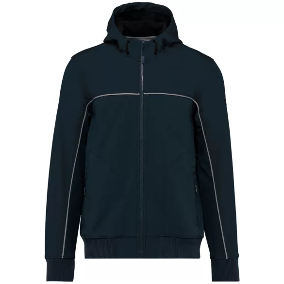 wk450 - Jacheta softshell unisex cu 3 straturi in 2 culori BIONIC [Navy]