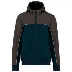   wk450 - Jacheta softshell unisex cu 3 straturi in 2 culori BIONIC [Navy/Dark Grey]