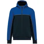 wk450 - Jacheta softshell unisex cu 3 straturi in 2 culori BIONIC [Navy/Royal Blue]