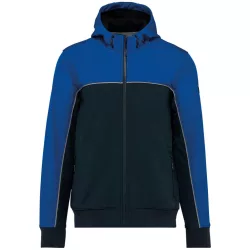   wk450 - Jacheta softshell unisex cu 3 straturi in 2 culori BIONIC [Navy/Royal Blue]