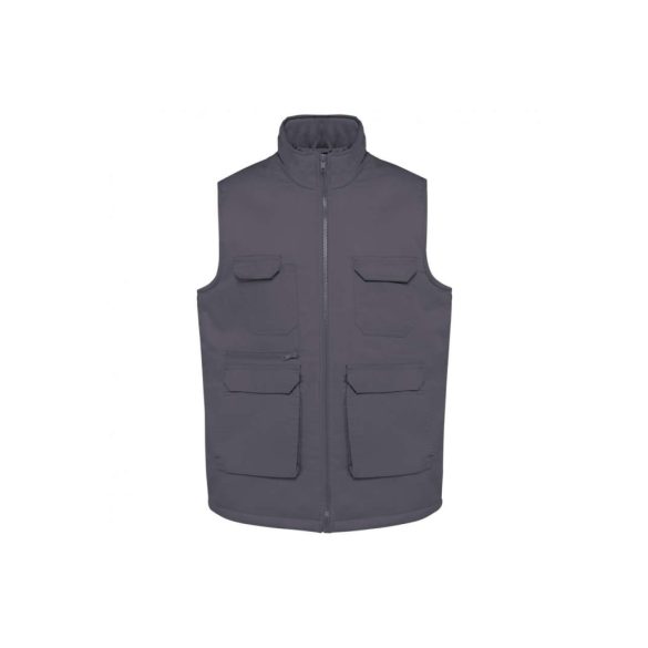 wk607cvg - Vesta unisex cu buzunare multiple WK [Convoy Grey]