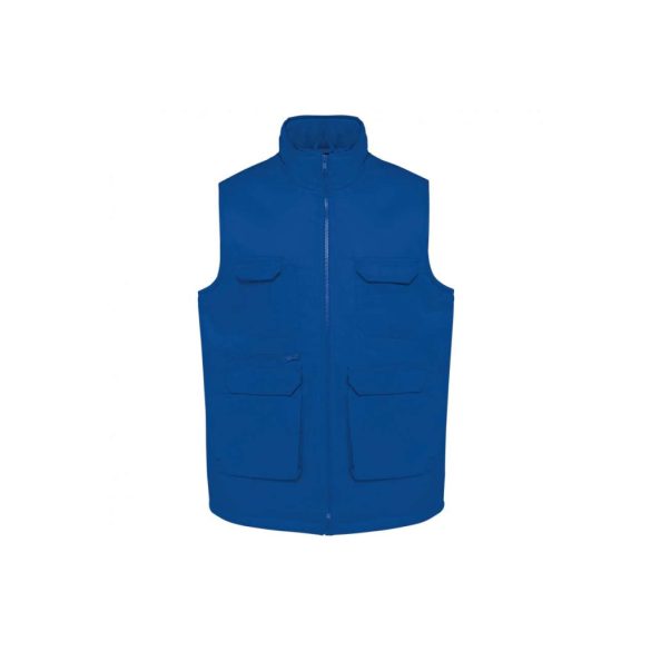 wk607rb - Vesta unisex cu buzunare multiple WK [Royal Blue]